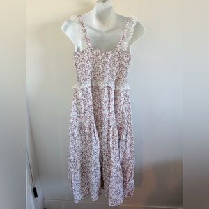 Floral Sleeveless Midi Dress